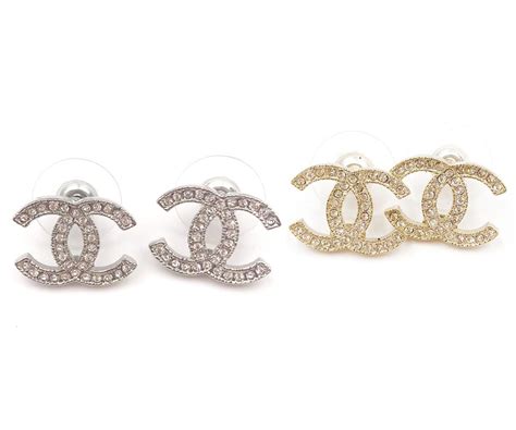 chanel cc logo earrings fake|faux chanel double c earrings.